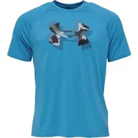Under Armour TECH PRINT FILL Pánské tričko, modrá, velikost S