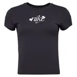 Nike SPORTSWEAR CHILL KNIT Dámské tričko, černá, velikost