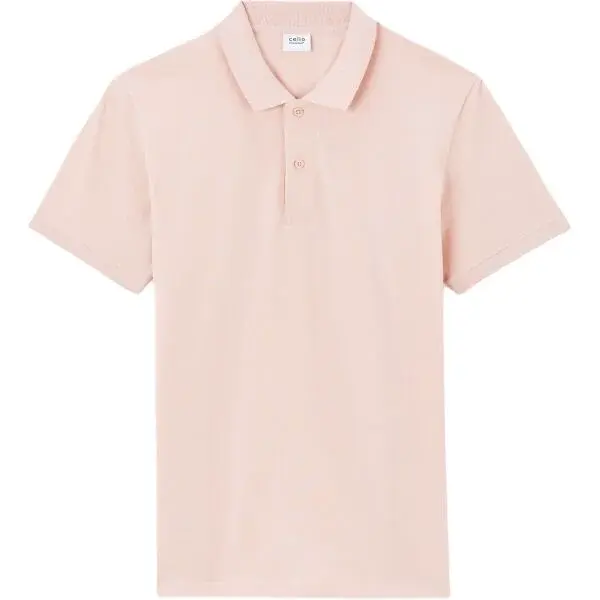 CELIO TEONE Pánské polo triko, lososová, velikost