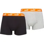 Puma ELEMENTS MEN BASIC BOXERS 2P Pánské boxerky, černá, velikost