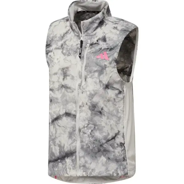 adidas OWN THE RUN TRAINING SPRAY DYE VEST W Dámská běžecká vesta, šedá, velikost