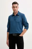 Mikina Aeronautica Militare pánská, modrá barva, s aplikací, FE2067UF00668