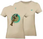 Giants fishing tričko dámské rak béžové - s