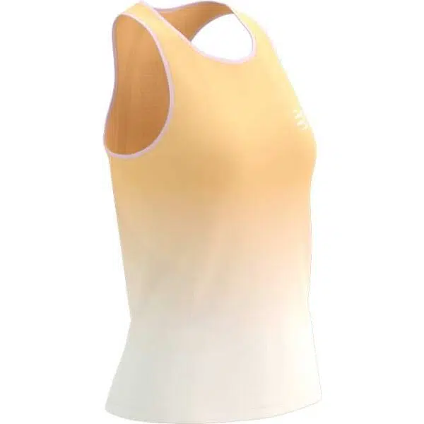 Compressport PERFORMANCE SINGLET W Dámské běžecké tílko, oranžová, velikost