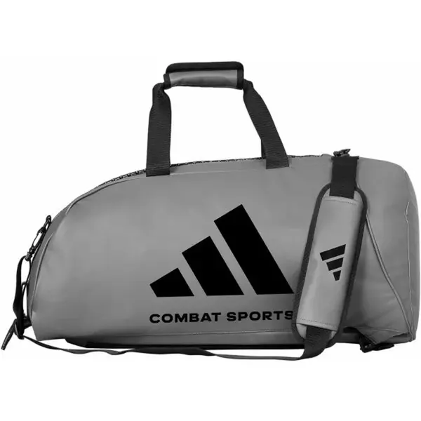 adidas 2IN1 BAG PU COMBAT SPORTS M Sportovní taška, šedá, velikost