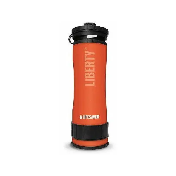 Lifesaver LIBERTY Filtrační a čistící láhev, oranžová, velikost 400 ML