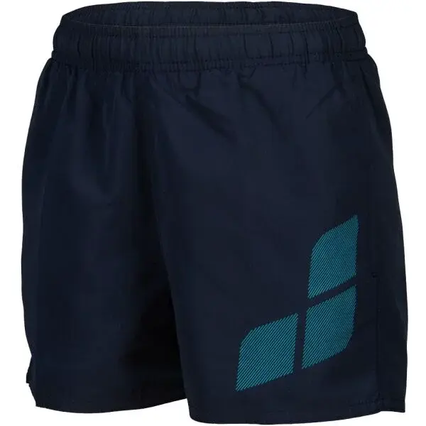 Arena BEACH SHORT LOGO JR Chlapecké sportovní šortky, tmavě modrá, velikost 8-9Y
