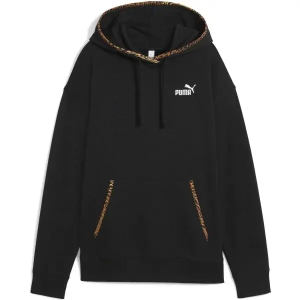 Puma ESSENTIALS GRAPHIC ANIMAL Dámská mikina, černá, velikost