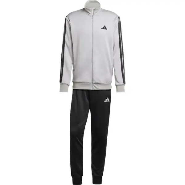 adidas 3-STRIPES TRACKSUIT Pánská tepláková souprava, šedá, velikost