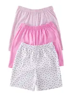 Trendyol Curve Pyžamové nohavice  ružová / biela