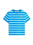 TOMMY HILFIGER Tričko  modrá / svetlomodrá / biela