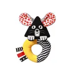 BABYONO Chrastítko kontrastní Mouse 0 m+