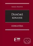 Dedičské konanie - Judikatúra - Barbora Magočová - kniha z kategorie Občanské právo