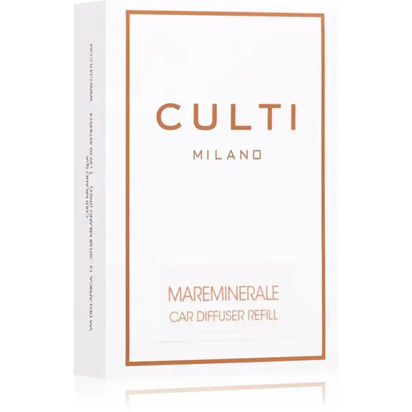 Culti Milano Car Mareminerale vôňa do auta náhradná náplň 57x35 cm
