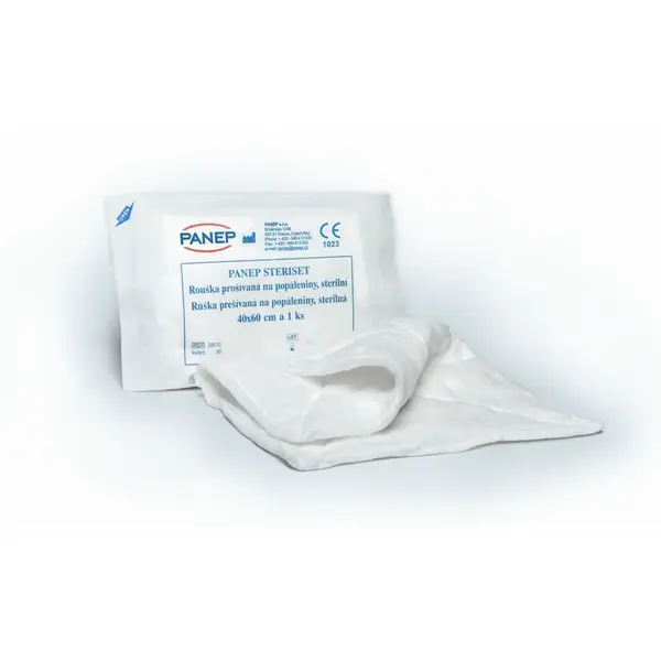 PANEP Rouška prošívaná na popáleniny, 40x60 cm, 1ks