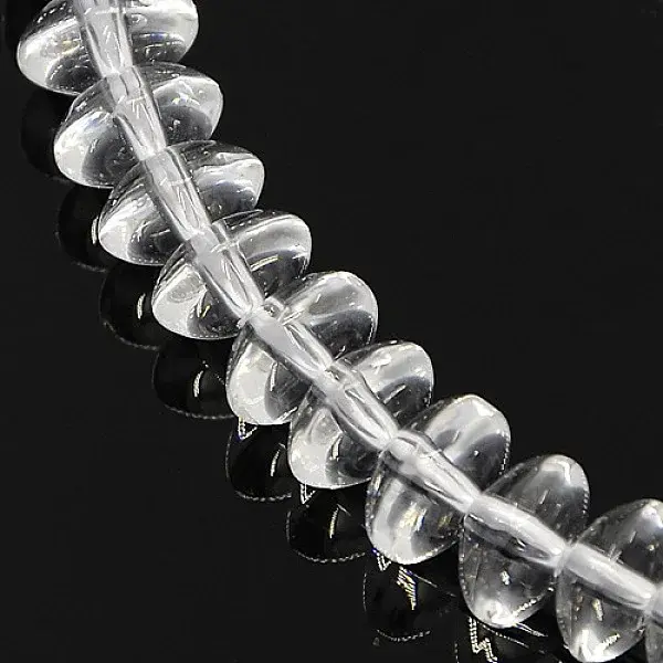 Synthetic Quartz Crystal Beads Strands