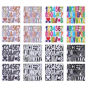 16 Sheets 8 Styles PVC Self-Adhesive Stickers