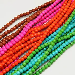 Synthetic Turquoise Beads Strands