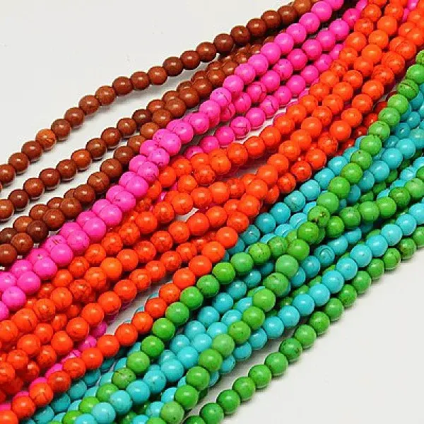 Synthetic Turquoise Beads Strands
