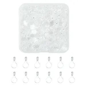200Pcs Transparent Acrylic Pendants