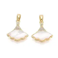 Natural White Shell Pendants