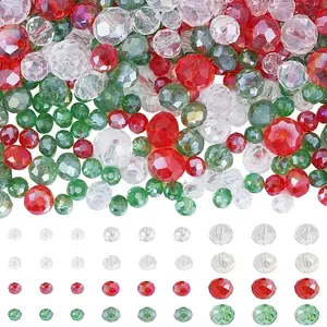 1000Pcs 12 Colors Electroplate Glass Beads