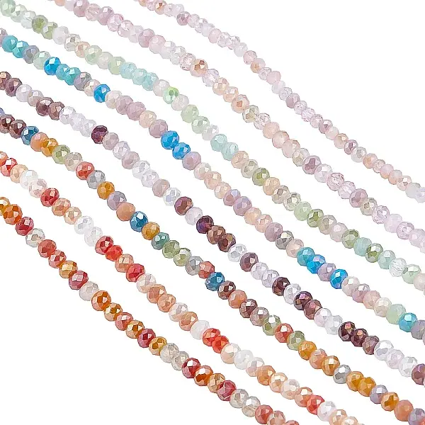 Electroplate Glass Beads Strands