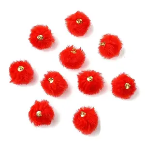 20Pcs Plush Pompom Pendants