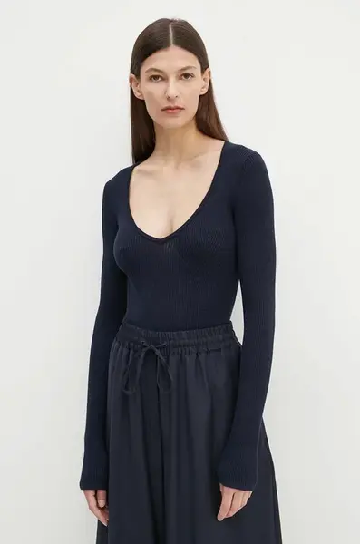 Svetr z hedvábné směsi Herskind Nova