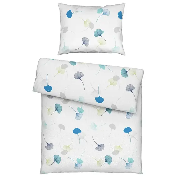 Esposa POVLEČENÍ, krep, modrá, zelená, 140/200 cm