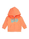 GAP Tepláková bunda  tyrkysová / oranžová / biela