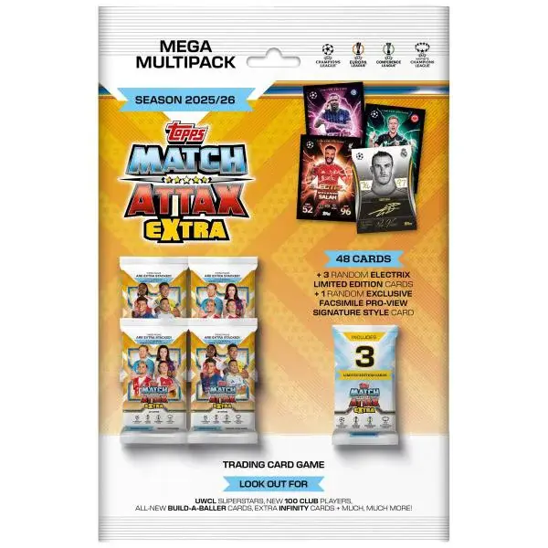 Topps Match Attax Extra 2025/26 Mega multipack