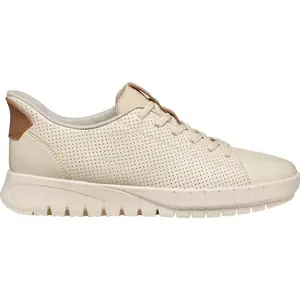 Geox D FLEXTRIDE PLUS Dámska voľnočasová obuv, béžová, veľkosť