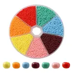 5950Pcs 7 Colors 12/0 Opaque Color Glass Seed Beads