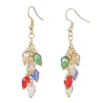 Glass Beaded Dangle Earrings