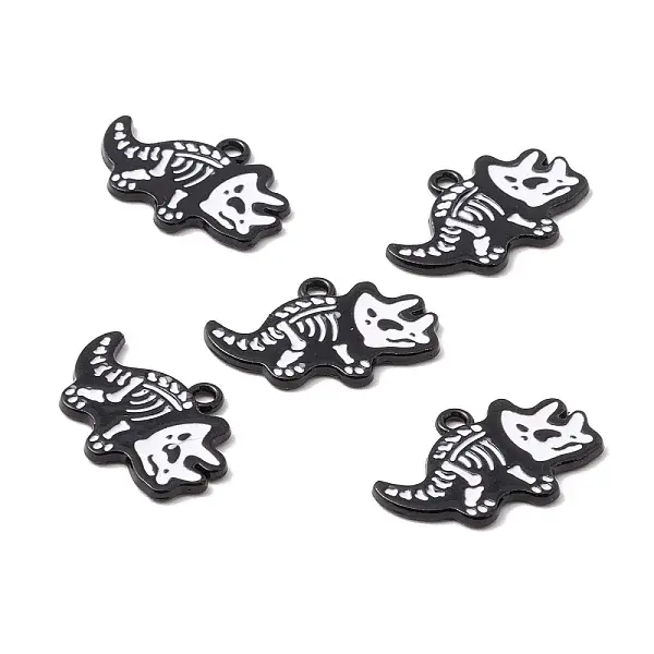 Halloween Alloy Enamel Pendants