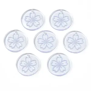 Transparent Resin Pendants