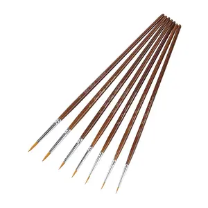 7Pcs Nylon Nail Art Liner Brush