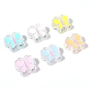 Random color Transparent Acrylic Beads