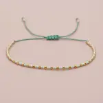 Glass Seed Beads Braided Bead Bracelets