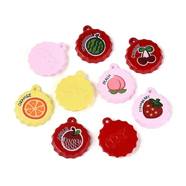 Printed Opaque Acrylic Pendants