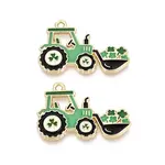 Saint Patrick's Day Alloy Enamel Pendants