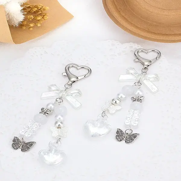 2Pcs Acrylic Pendant Decorations
