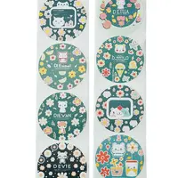 Cartoon Patterns Paper Gift Sticker Rolls