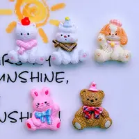 Animal Theme Opaque Resin Cabochons