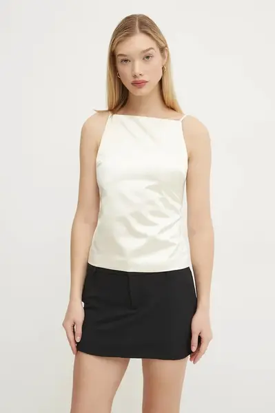 Top Abercrombie & Fitch béžová barva, KI140-4528