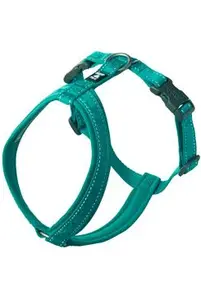 Postroj Y Hurtta Casual Eco paví zeleň 80-90cm