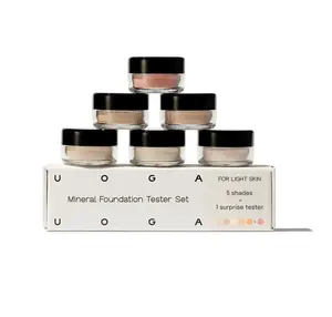 Uoga Uoga Minerální make-up s jantarem SPF15 Light Skin tester set 1 ks