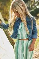 Dětská riflová bunda Mayoral modrá barva, 3408