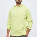 Mikina Under Armour pánská, zelená barva, s kapucí, hladká, 1379757